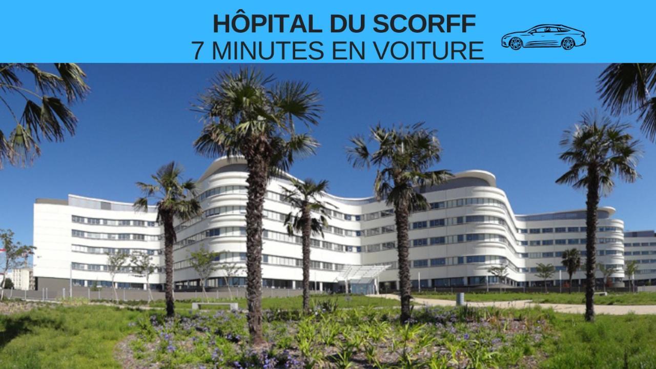 Residence Duguay - Centre Ville - Porte B - Appartements Tout Confort - Neuf - Nouveau 로리앙 외부 사진