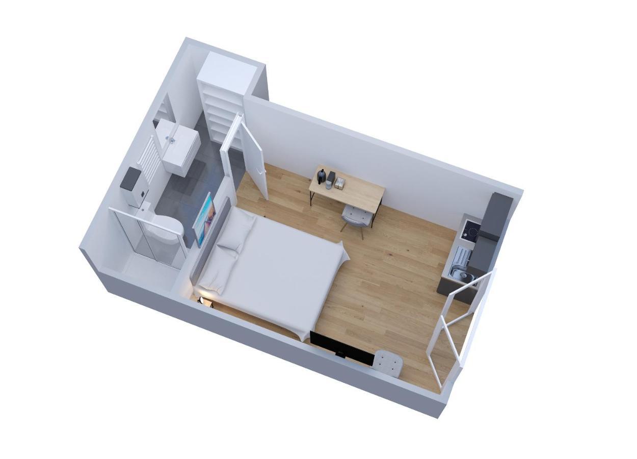 Residence Duguay - Centre Ville - Porte B - Appartements Tout Confort - Neuf - Nouveau 로리앙 외부 사진